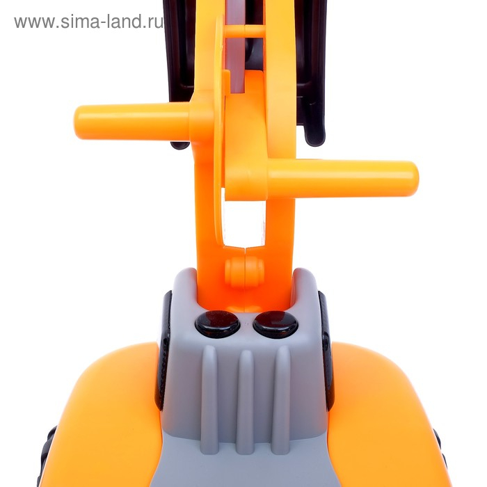 Толокар &laquo;Экскаватор&raquo;, подвижный ковш, световые и звуковые эффекты, цвет оранжевый