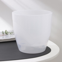 Кашпо для цветов со вставкой &laquo;Грация&raquo;, 2,8 л, прозрачный