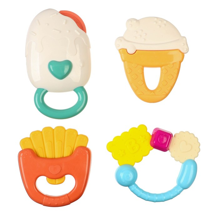 Набор погремушек &laquo;Сладости&raquo;, 4 шт., Крошка Я