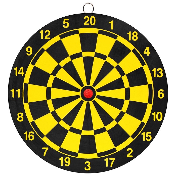 Дартс, мишень диаметром 22 см, 2 дротика