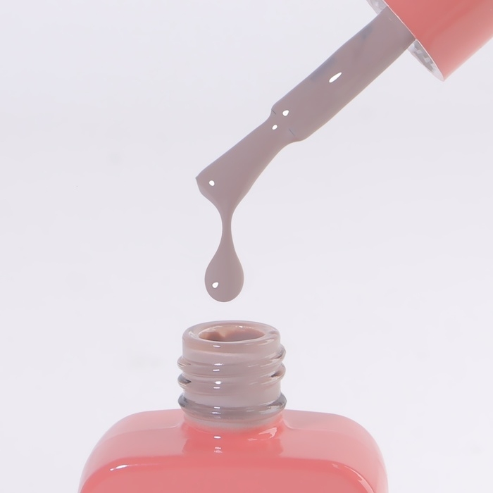 Гель лак для ногтей &laquo;SIMPLE&raquo;, 3-х фазный, 10 мл, LED/UV, цвет серый (106)