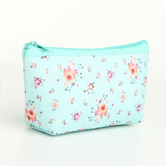 Набор косметичек 2 в 1 на молнии, цвет зелёный