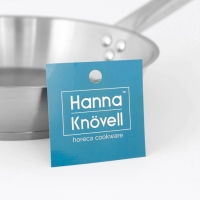 Сковорода из нержавеющей стали Hanna Kn&ouml;vell, d=24 см, h=5 см, толщина стенки 0,6 мм, длина ручки 21,5 см, индукция
