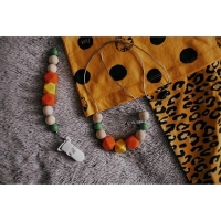 Держатель для соски - пустышки &laquo;Краски лета&raquo;, силиконовый, виды МИКС