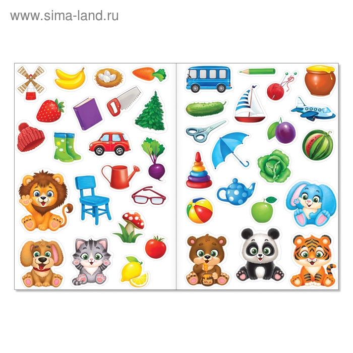 Наклейки многоразовые &laquo;Загадки обо всём&raquo;, формат А4