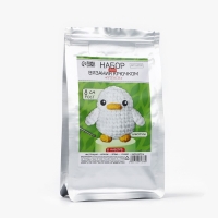 Набор для вязания крючком. Амигуруми: мягкая игрушка своими руками &laquo;Утёнок&raquo;, 8 см