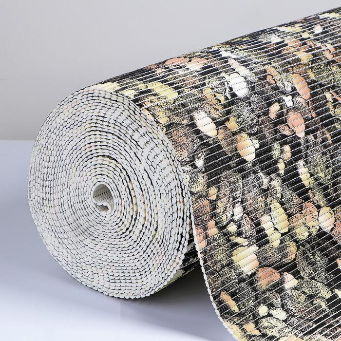 Коврик для ванной комнаты &laquo;Галька&raquo;, ширина 65 см, рулон 15 м