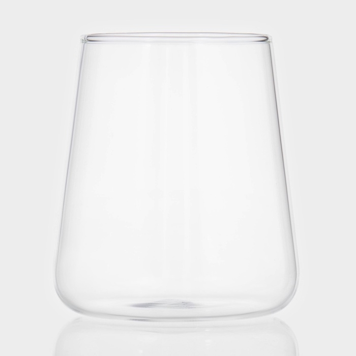 Стаканы &laquo;Нолан&raquo;, 400 мл, 9&times;10 см, набор 2 шт, стекло, прозрачные