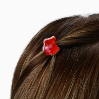 Краб для волос &laquo;Мишка с сердечком&raquo;, 1 6 х 2 см