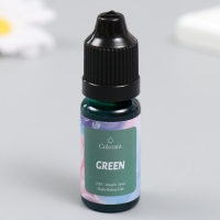 Краска (пигмент) для воска "Зеленый" 10 мл