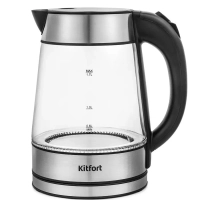 Стеклянный электрический чайник с подсветкой KT-6105