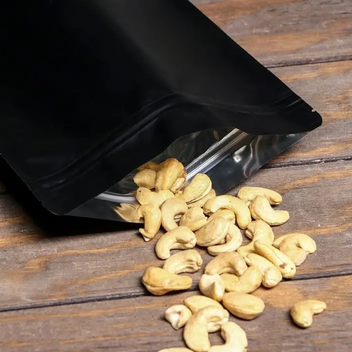 Пакет дой-пак, матовый, чёрный, 20&times;30&times;5 см