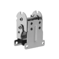 Кронштейн складной ТУНДРА ks001, 70х70 мм, цвет хром, набор 2 шт