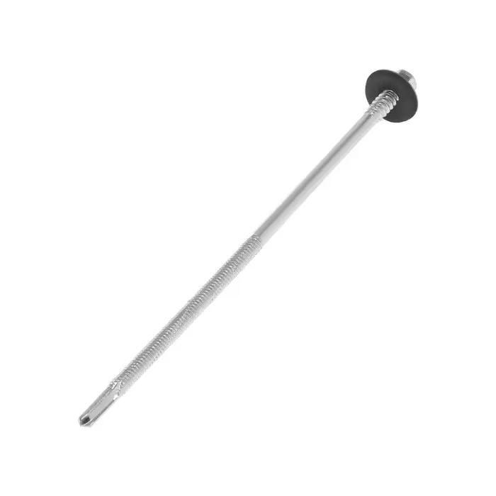 Саморезы для сэндвич-панелей, 6.3&times;160 белый цинк