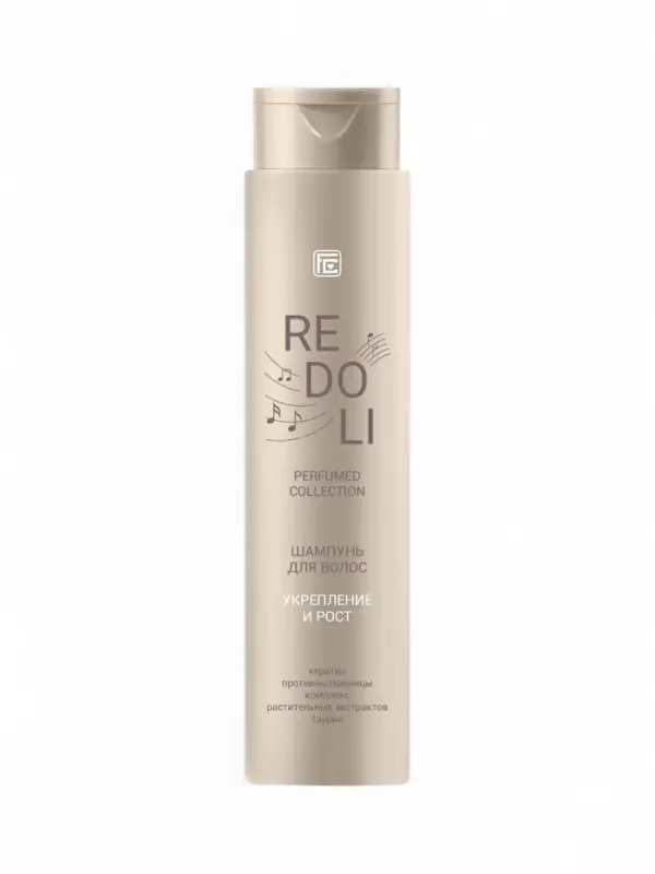 Шампунь для волос парфюмированный REDOLI укрепление и рост, 400 мл