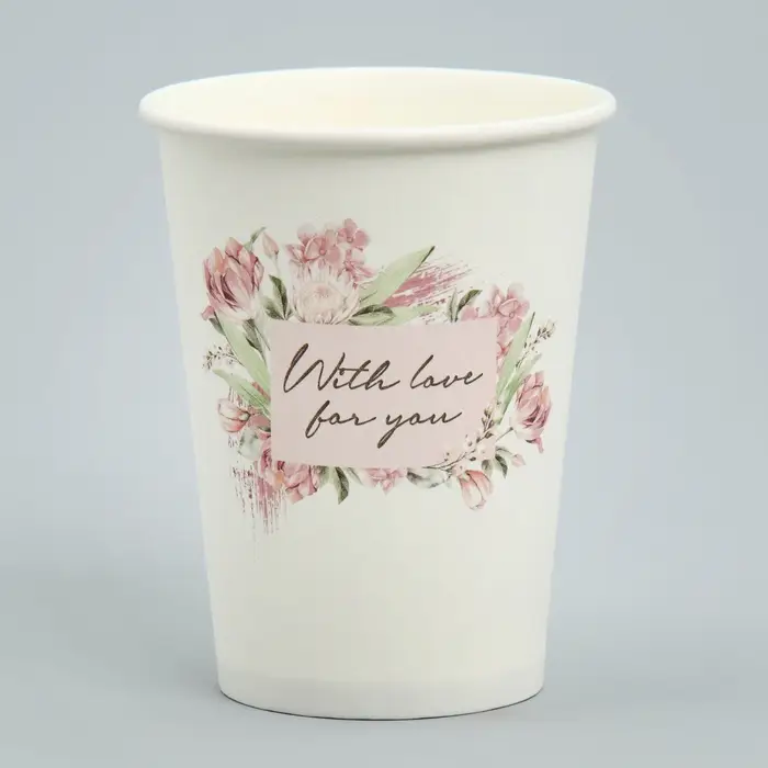 Стакан для цветов &laquo;Рамка цветочки&raquo;, 350 мл