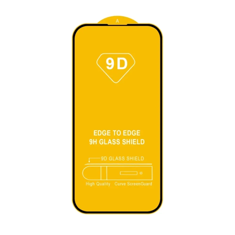 Защитное стекло iPh 14 Pro с рамкой 9H Full Glue без упаковки