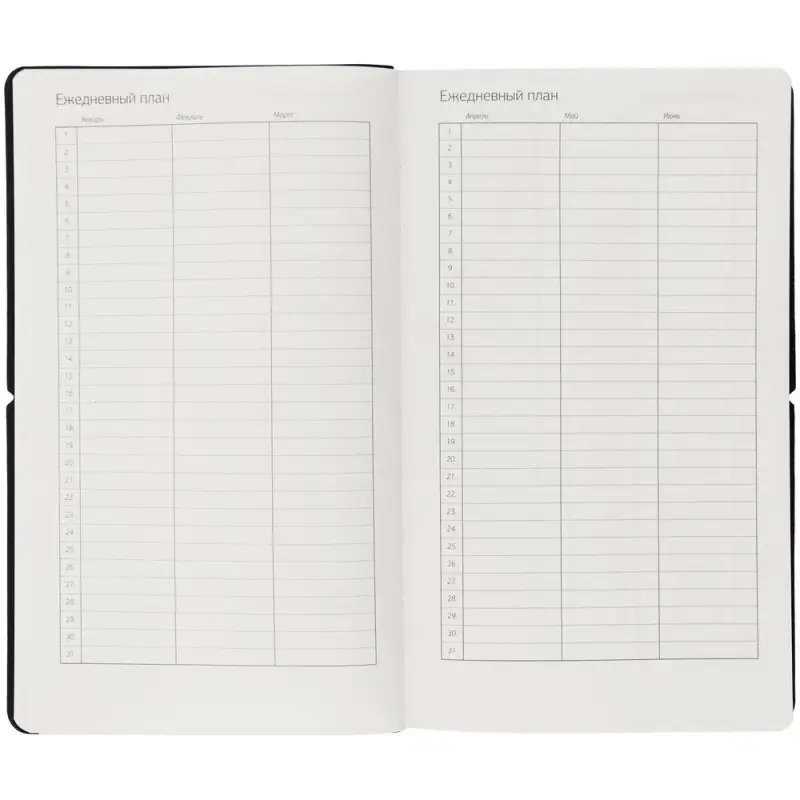 Ежедневник Nubuk, недатированный, светло-серый