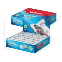 Ластик Erich Krause, Nice Thing, 40 х 19 х 15 мм, средней жёсткости, гипоаллергенный