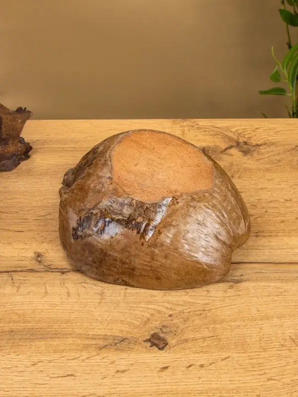 Свеча в кокосе, 18&times;22&times;7 см, коричневая