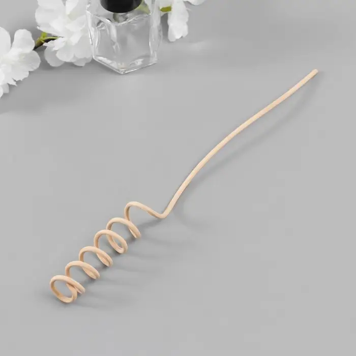 Палочка для аромадиффузора из ротанга "Пружинка" натуральная 25 см