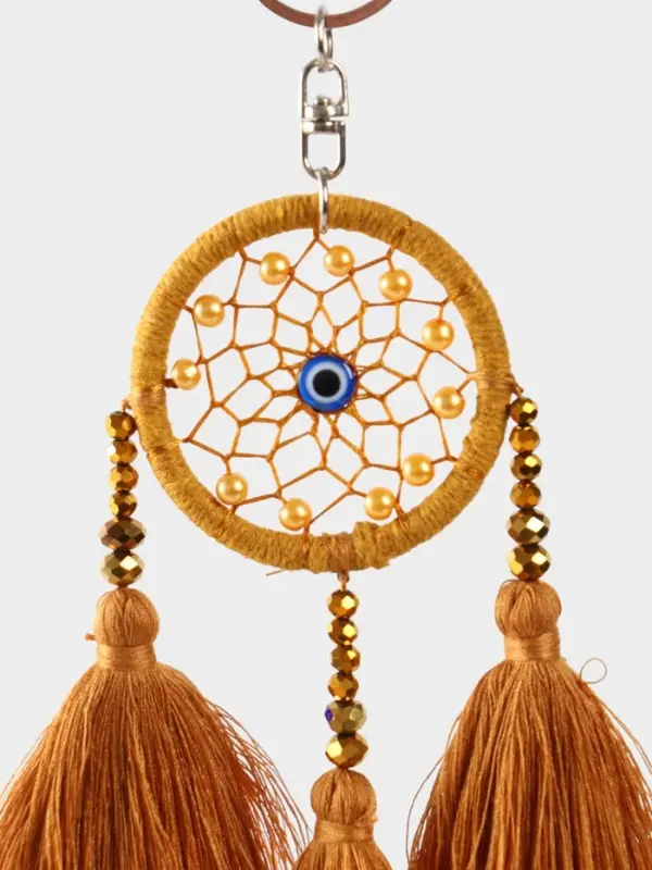 Брелок "Ловец снов" 17 см, цв. медный