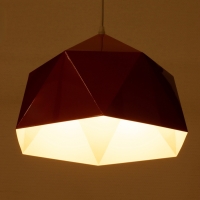 Светильник Edward 1х40Вт Е27 пр-1м красный 38х38х25см