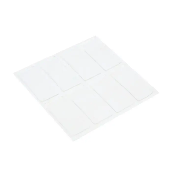 Двусторонние самоклеящиеся держатели ТУНДРА, 33.5&times;15.25 мм, прозрачные, 8 шт.