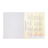 Тетрадь предметная 48 листов в клетку Calligrata, &laquo;Чёрное-белое. Английский язык&raquo;, обложка мелованная, серые листы