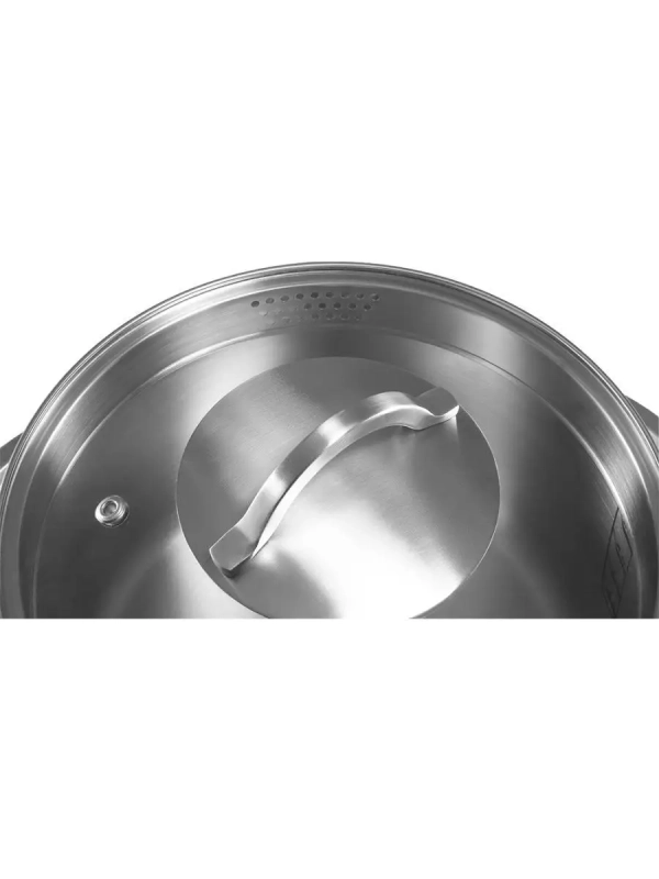 Кастрюля 6 л со стеклянной крышкой 24 см Solid-24С, индукция