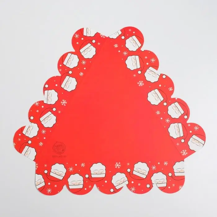 Коробка для кондитерских изделий с пластиковой крышкой &laquo;Счастливого Нового года!&raquo;, 18 х 4 см