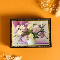 Шкатулка &laquo;Цветы в кувшине&raquo;, 10&times;14 см, лаковая миниатюра