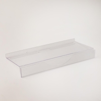 Полка для экономпанелей, для обуви, с ценникодержателем, 24,5&times;11,5 см, оргстекло 3 мм