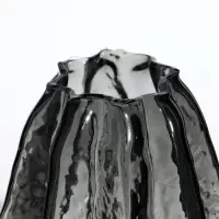 Ваза стекло настольная "Кэли" 21х12х6 см, серый