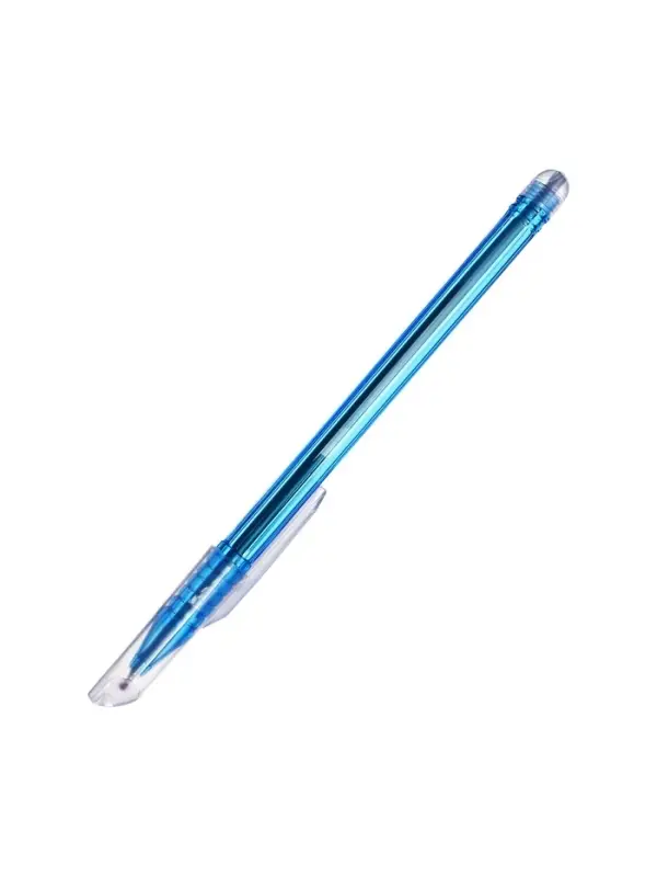 Ручка шариковая 0.7 мм стержень синий, корпус тонированный синий