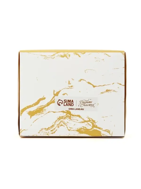 Кондитерская упаковка для макарун с окном, &laquo;Золотой бант&raquo;, 11&times;13.5&times;5.5 см