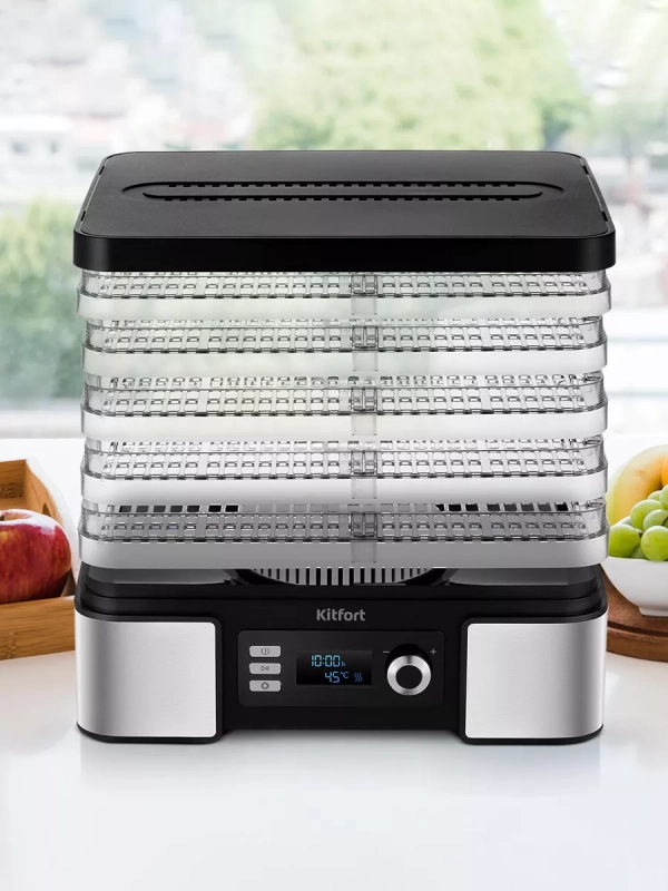 Сушилка для овощей и фруктов КТ-1957 - 450 Вт