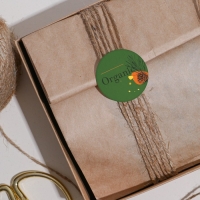 Наклейки для бизнеса, &laquo;Экологично&raquo;, 4 х 4 см, 11 м - 252 шт.