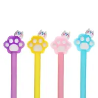 Ручка гелевая-прикол "Лапка" МИКС