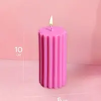 Свеча "Колонна" 5х5х10 см, соевый воск