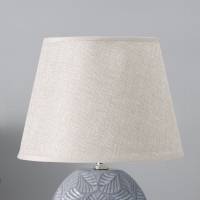 Настольная лампа с абажуром RISALUX &laquo;Сортино&raquo;, Е14, 40 Вт, 22.5&times;22.5&times;32 см