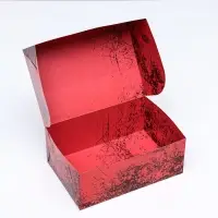 Коробка складная, двухсторонняя Happy New Year, 25&times;17&times;10 см