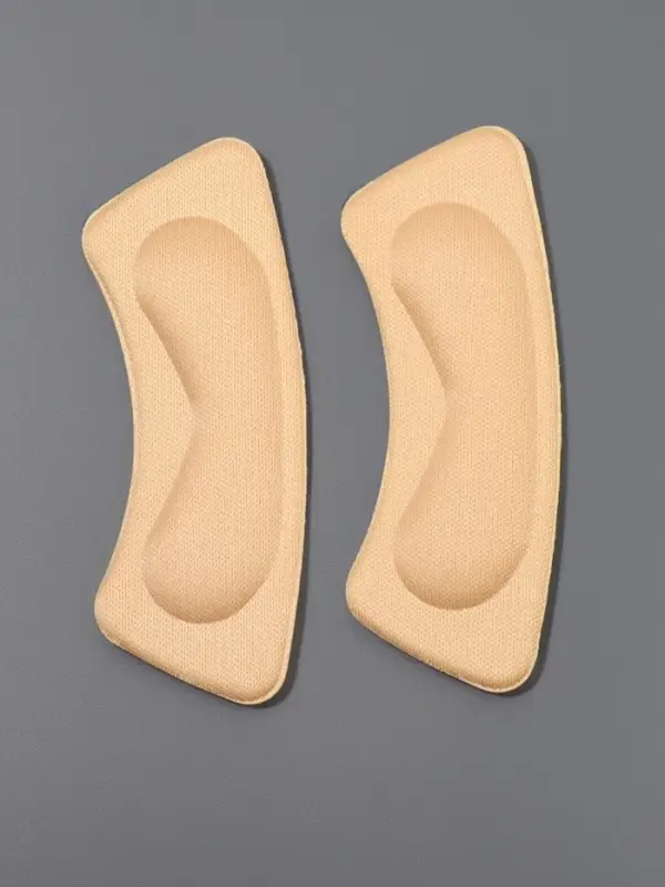 Пяткоудерживатели для обуви, на клеевой основе, 10&times;3.5 см, пара, бежевые