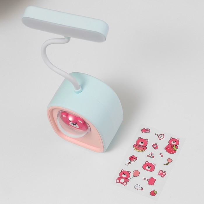 Ночник "Кидс" LED 3Вт USB АКБ бело-голубой 7,5х5,3х20,5 см