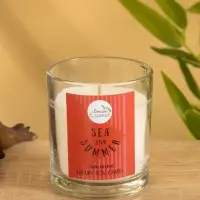 Свеча с кристаллом внутри Sea and Summer "Jade orchid" орхидея, 120 гр