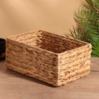 Корзина плетеная 31x21x14 см, водный гиацинт