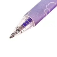 Ручка гелевая автомат СТИРАЕМЫЕ ЧЕРНИЛА, 0,5 мм, стержень синий, Милашка МИКС