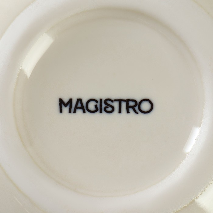 Салатник фарфоровый Magistro Ocean, 300 мл, цвет голубой