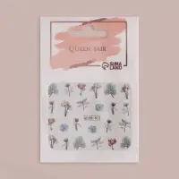 Слайдеры для ногтей &laquo;Цветочные мечты&raquo;, разноцветные