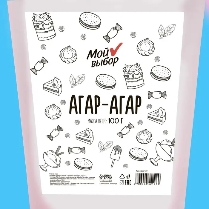 Агар-агар 900 &laquo;Мой выбор&raquo;, 100 г